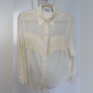 &other stories fringe detail shirt